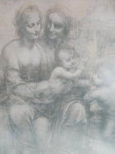 Load image into Gallery viewer, FRAMED DA VINCI PRINT, 'THE CARTOON'