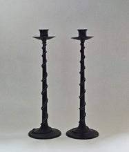 Load image into Gallery viewer, METAL SPIRAL CANDLESTICKS