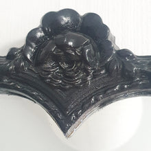 Load image into Gallery viewer, VINTAGE BLACK FLORAL MIRROR