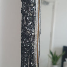 Load image into Gallery viewer, VINTAGE BLACK FLORAL MIRROR