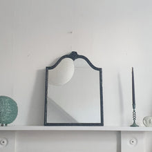 Load image into Gallery viewer, VINTAGE BLACK FLORAL MIRROR