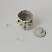 Load image into Gallery viewer, STONEWARE SUGAR POT