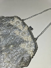 Load image into Gallery viewer, VINTAGE SILVER AND PEARL BAG