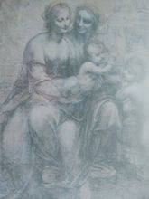 Load image into Gallery viewer, FRAMED DA VINCI PRINT, 'THE CARTOON'