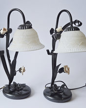 Load image into Gallery viewer, ART NOUVEAU STYLE FLOWER LAMPS