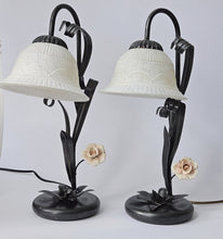 Load image into Gallery viewer, ART NOUVEAU STYLE FLOWER LAMPS