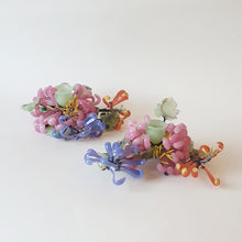 Load image into Gallery viewer, Floral Glass Candlesticks