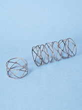 Load image into Gallery viewer, METAL LATTICE NAPKIN RINGS
