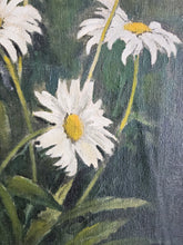 Load image into Gallery viewer, WHITE DAISIES, ANTIQUE OIL
