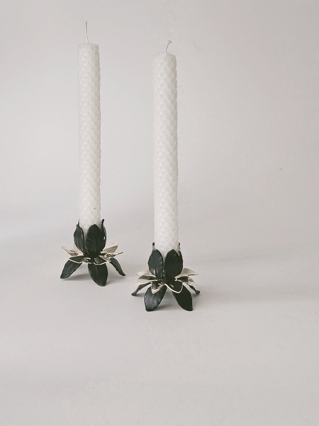 FLOWER CANDLESTICKS