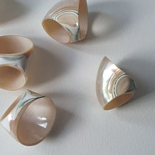 Load image into Gallery viewer, MOTHER OF PEARL NAPKIN RINGS
