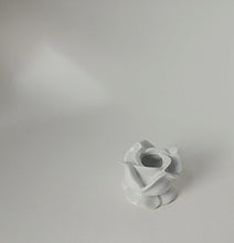 Load image into Gallery viewer, PORCELAIN ROSE CANDLE HOLDER
