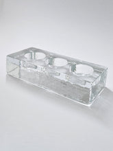 Load image into Gallery viewer, ICE GLASS TEALIGHT HOLDER
