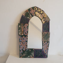 Load image into Gallery viewer, Hand painted tiled mirror
