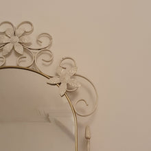 Load image into Gallery viewer, Wrought Iron Floral Mirror
