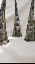 Load image into Gallery viewer, Set of 3 Brutalist Candleholders
